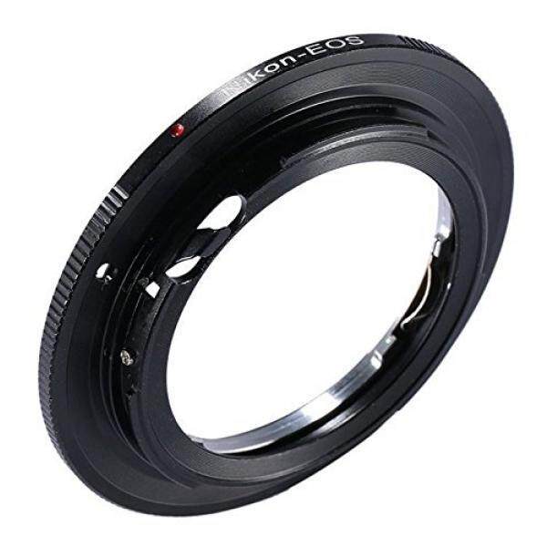 Adaptor untuk Mengkonversi Nikon F-Mount Lensa untuk Canon EOS, EF, EF-S Mount untuk Canon EOS Rebel T6s, T6i, SL1, T5, T5i, T4i, T3, T3i, T2i
