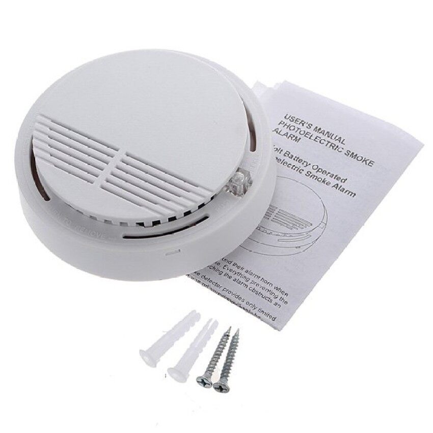 AirTop 5 Pcs Nirkabel Cordless Asap Detector Home Security Fire Alarm Sensor Baterai Sistem-Intl