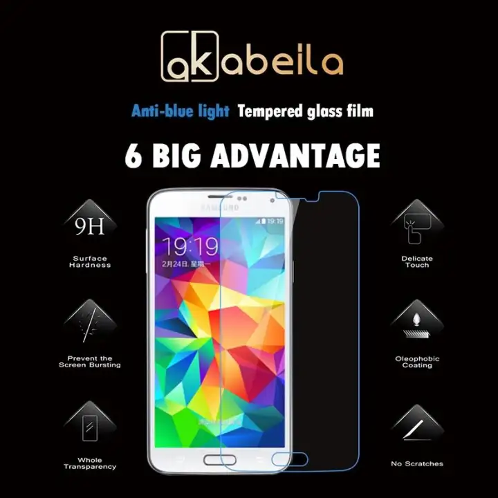 Akabeila 2pcs Tempered Glass For Samsung Galaxy S5 G900f G900i G900m G900a G900t G900w8 G900k G900l G900s Sv I9600 G900 S5 Neo G903f G903w Sm G903f G9006v Sm G900f Sm G900h 5 1 Inch Covers Screen