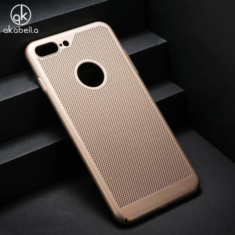 AKABEILA Covers For Apple iPhone 7 Plus iPhone7 Plus A1661 A1784 iPhone 7 Pro 5.5 inch 158.2 x 77.9 x 7.3 mm Covers Shockproof Dirt Resistant Non-slip Rubber Paint Heat Dissipation Silicone PC Cover - intl