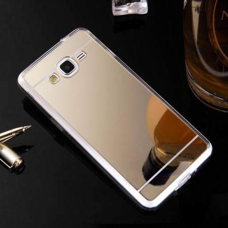 AKABEILA เคสโทรศัพท์กระจกสำหรับซัมซุงกาแล็คซี่ J2 PRIME Grand PRIME 2016 G532F 5.0 นิ้วชุบกรอบ TPU + กระจกฝาหลังซัมซุงกาแล็กซี่แกรนด์ PRIME PLUS g532 Grand PRIME + ป้องกันกรณี CLEAR กระจกสีฝาครอบโทรศัพท์กลับพลาสติกเคสโทรศัพท์ S