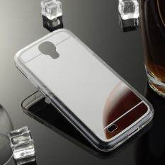 AKABEILA Soft Mirror TPU Silicone Back Phone Case For Samsung I9500 Galaxy S4 SIV I9505 GT-I9500 S4 CDMA SCH-I545 5.0 inch Clear Silicon Mirror Soft TPU Phone Case Silicone Back Cover