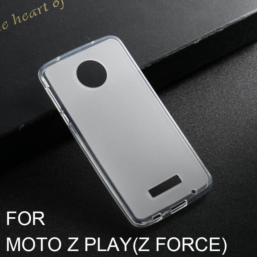 Akabeila Ponsel TPU Lembut Case S untuk Moto Rola Moto Z Bermain Droid 2016 Vertex Moto X 4 XT 1635-03 XT1635 Mo 5.5 Inch Covers Tahan Kotoran Tas Shockproof Case Silikon Putih Smartphone Case Penuh Melindungi Penutup Belakang-Intl