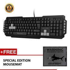Alcatroz Xplorer M550 Multimedia Keyboard Free Mousemat (Grey) Malaysia