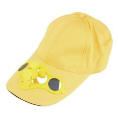 Allwin Panel Surya Pembangkit Listrik Tenaga Matahari Topi Kipas Pendingin Udara Sejuk For Berkemah Perjalanan