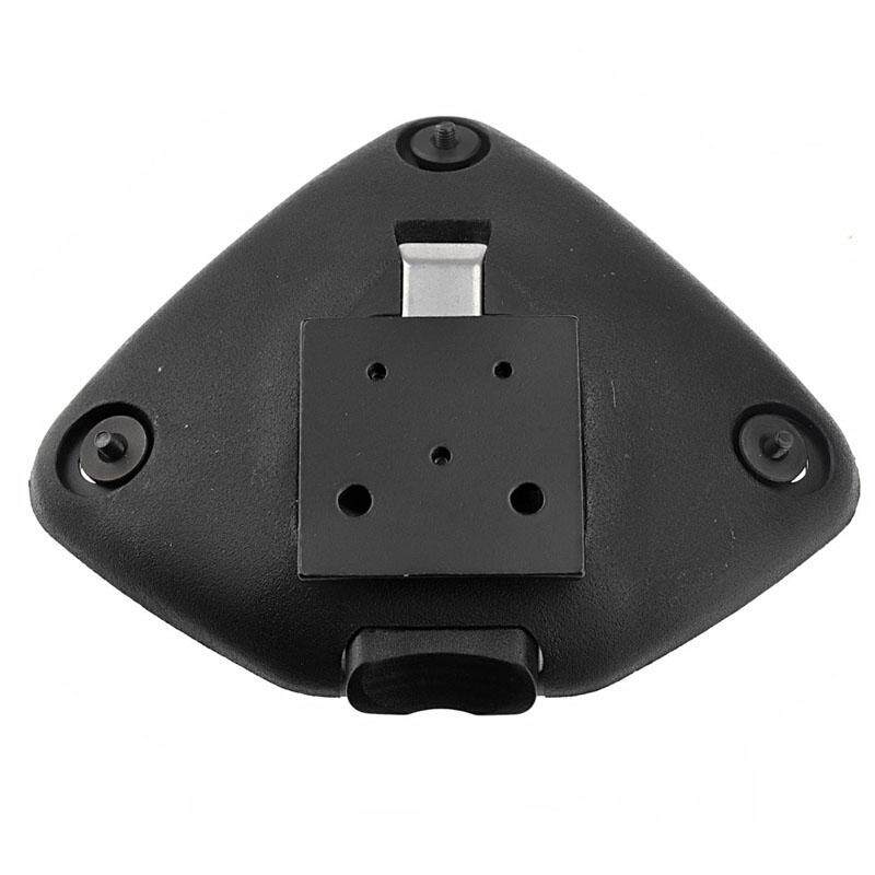 Aluminium Aloi Bawah Dudukan Alas untuk GoPro HERO6/5/5 Sesi/4 Sesi/4/3 +/ 3/2/1 xiaoyi dan Kamera Gaya/Modus Malam Kamera (ST-82) (Hitam)-Intl
