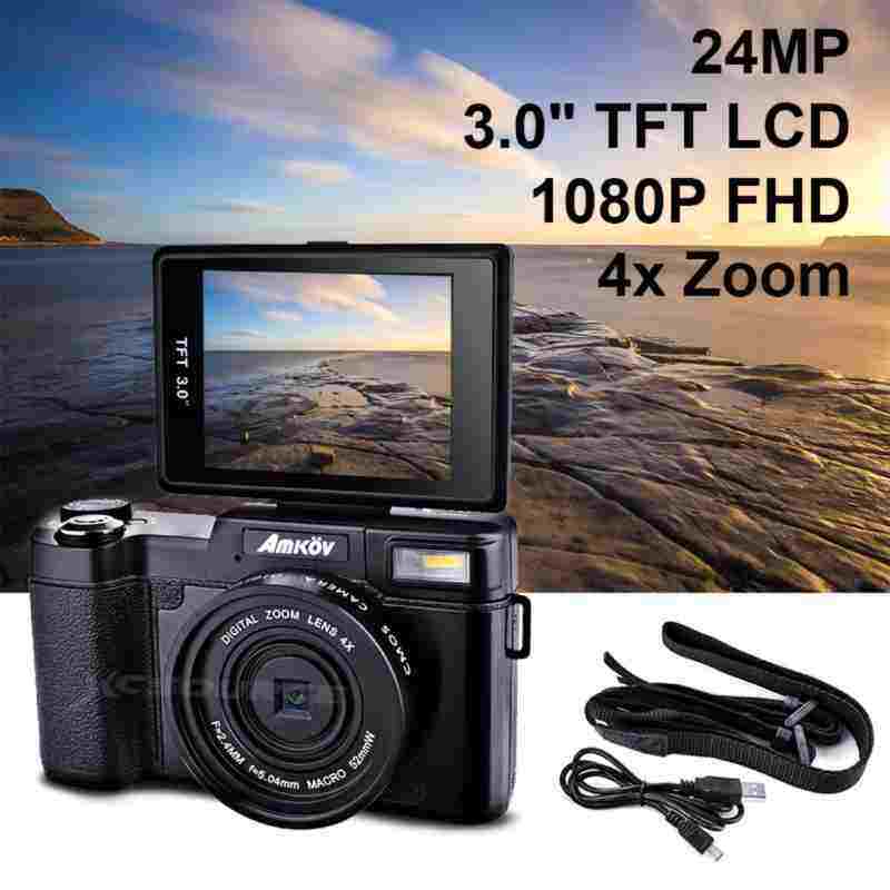 NiceEle Amkov 24MP ดิจิตอล Camera FHD 1080 P 3 กล้องวิดีโอ LCD พร้อมที่กรองรังสียูวี LF766 NiceEle Amkov 24MP ดิจิตอล Camera FHD 1080 P 3 กล้องวิดีโอ LCD พร้อมที่กรองรังสียูวี LF766