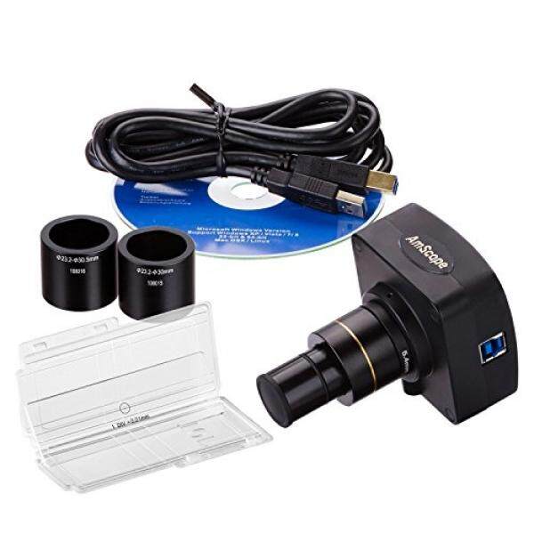 Amscope 5MP USB3.0 Real-Time Video Langsung Kamera Digital Mikroskopis + Alat Kalibrasi-Intl