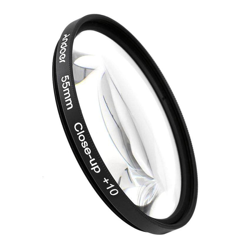 Andoer 55 Mm Penutup Makro-Up Set Filter + 1 + 2 + 4 + 10 dengan Kantong untuk Nikon Canon tamron Sigma Sony Alpha A200 A450 A300 DSLR-Intl