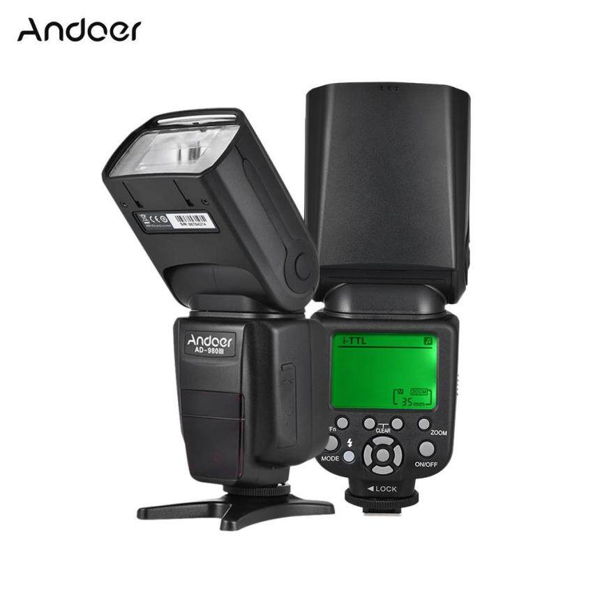 Andoer AD-980IIIN I-ttl Master Budak Blitz Speedlite 1/8000 S HSS Dibangun Di-Dalam 2.4G Sistem Blitz Nirkabel 2.9 S Waktu Daur Ulang Manual & Otomatis Zoom GN58 untuk Nikon Seri Kamera-Internasional