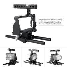Andoer Profesional Pelindung Kamera Video Set Rig Pembuatan Film System W/15 Mm Rod untuk Sony A6000 A6300 A6500 Ildc Kamera Mirrorless Camcorder