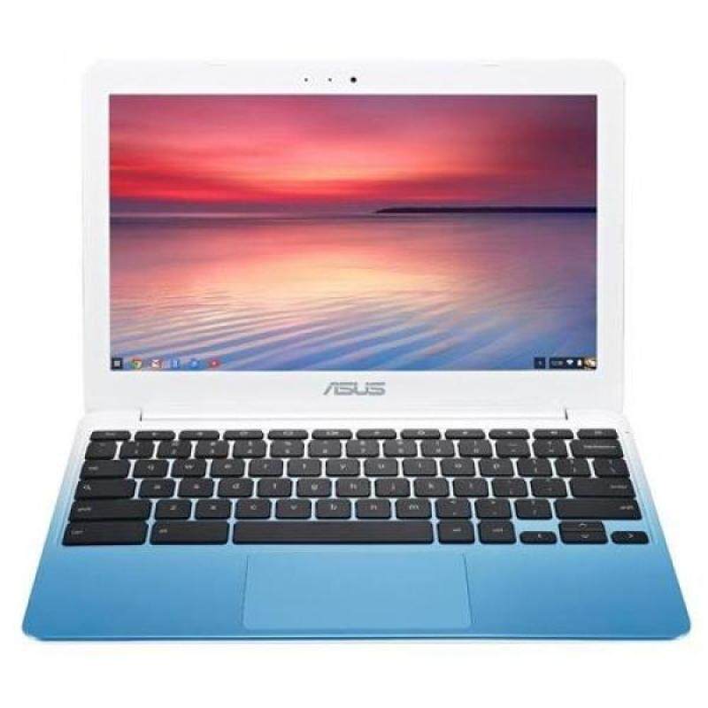 ASUS C201 11.6 Inch Chromebook (Rockchip, 4 GB, 16GB SSD, Pearl White/Light Blue) Malaysia