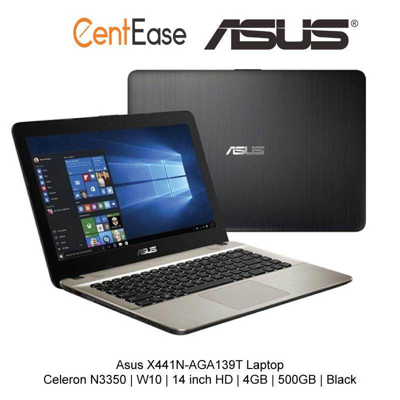 Asus X441N-AGA139T Laptop - Celeron N3350 | W10 | 14 inch HD | 4GB | 500GB | Black Malaysia