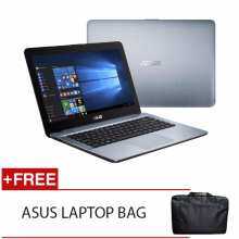 ASUS X441U-AWX096T I3-6006U 4GD3 500GB WIN10H (SILVER) FREE LAPTOP BAG ASUS X441U-AWX096T I3-6006U 4GD3 500GB WIN10H (SILVER) FREE LAPTOP BAG image