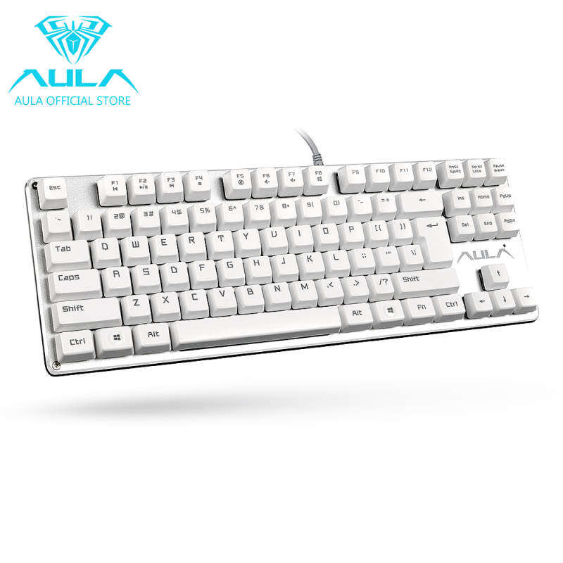 NiceNew AULA F2012 Mechanical Gaming Keyboard USB Wired Keyboard(White) Singapore