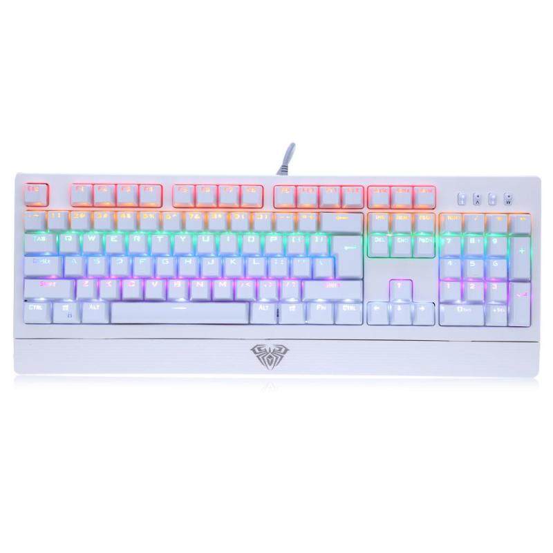 (Clearance sale) AULA Professional USB Wired Gaming Mechanical Keyboard with Colorful Backlight Singapore