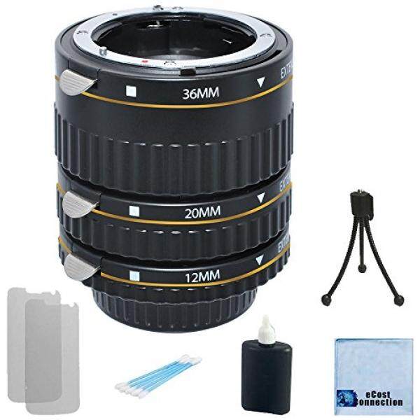 Auto Focus Macro Extension Tube Set for Nikon D5500, D810, D750, D300, D300S, D600, D700, D800, D800E, D3000, D3100, D3300, D3200, D5000, D5100, D5200, D5300, D7000, D7100 DSLR Camera + Complete Starter Kit - intl