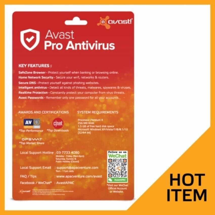 Avast Pro Antivirus | Lazada