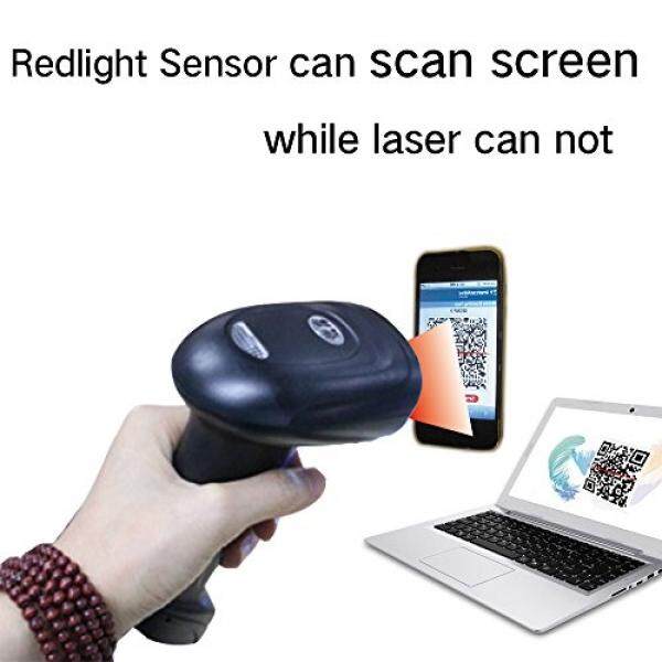 Kode Batang Pemindai 25 Cm/s Pemindaian Cepat 1D 2D Super Redlight Handheld Kode Batang Pemindai Pembaca Perlengkapan 32 Sedikit Decoder Dapat Memindai tergores atau Kusut atau Rusak Kode Batang-Internasional