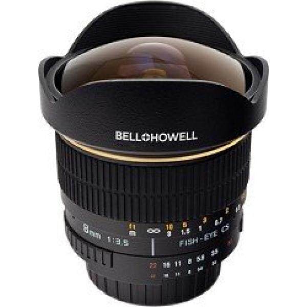 Bell dan Howell 8 Mm F/3.5 Aspherical Lensa Mata Ikan untuk Nikon Kamera DSLR-Intl