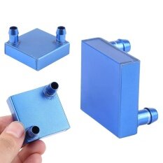 Blue 41*41mm Aluminium Water Cooling Heatsink Block Liquid Cooler for CPU GPU Malaysia