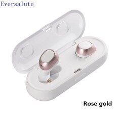 Bluetooth Earphone, dengan Kebisingan Cancelling Benar Penyumbat Telinga Nirkabel V4.2 Stereo Build-Dalam Mikrofon Headphone dengan Pengisian dan Penyimpanan untuk iPhone 8 7 6/Android Samsung Note8