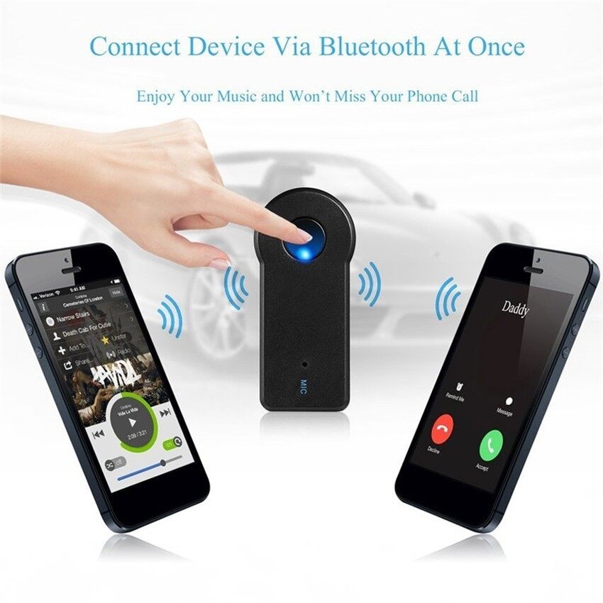 Bluetooth Musik Audio Stereo Adaptor Penerima untuk Review Mobil AUX Dalam Rumah Speaker Mp3-Internasional