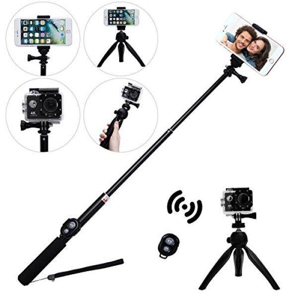 Swafoto Bluetooth Stick MIT Stativ, Eletecpro Nirkabel Tongkat Tripod Selfie Einstellbare MIT Bluetooth-Fernausl? ser Ausziehbares Ideal F? R Smartphone iPhone 6 S PLUS 6 S PLUS Samsung HTC Huawei GoPro Und Kamera-Intl