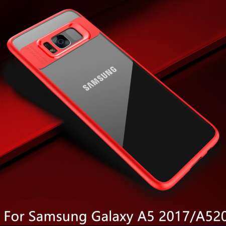 Bonvan ป้องกันนุ่มบางพิเศษ TPU อะคริลิคเคสแข็งกันกระแทกโปร่งใสฝาหลังสำหรับซัมซุงกาแล็คซี่ A5 2017/A520 - INTL