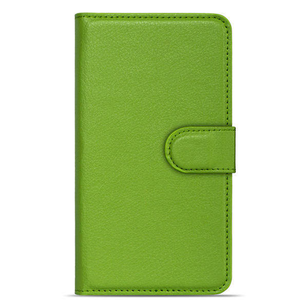 SPL PU Leather Phone Plain Color Cover Case for VIVO Y15 (Green) - intl