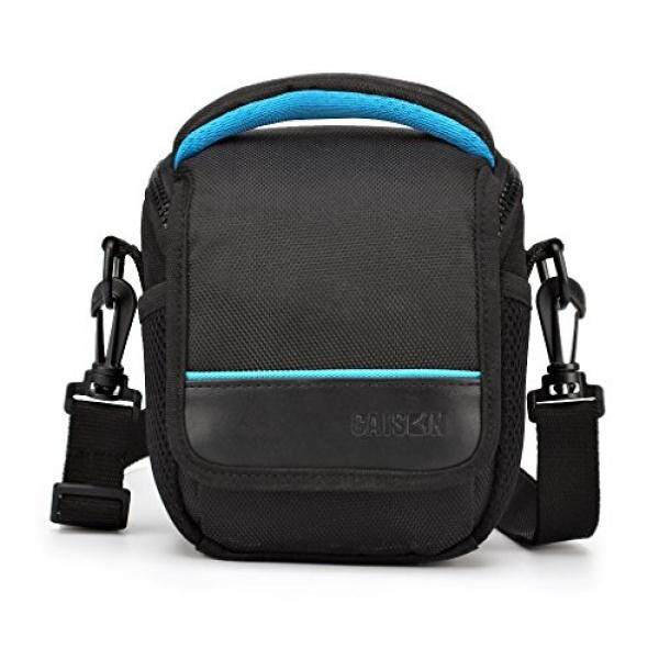 Caison Kamera Tas Bahu Wadah untuk Compact Sistem Kamera Mirrorless Canon EOS M6 M5 M3 M10 PowerShot SX540 HS SX430 Adalah/SONY a6500 A6300 A6000 A5100/NIKON 1 J5 Coolpix B700 B500/Olympus E-PL 8-Intl