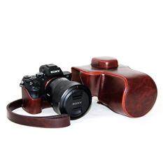 Tas Wadah Kamera untuk Alpha A7RII A7R Mark2 A7II PU Kulit Penutup Tas Kamera Kantong