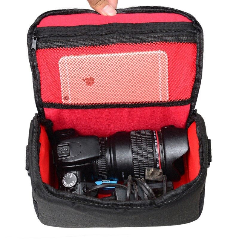 camera lens shoulder bag