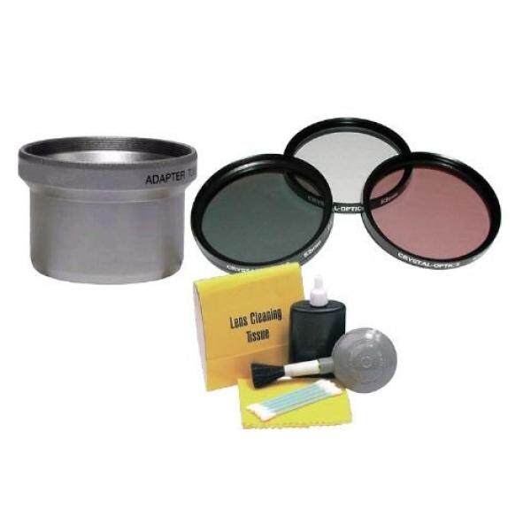 Canon PowerShot A720IS 3 Piece Filter Lensa Kit (Termasuk Logam Adaptor Lensa) + Nwv Langsung 5 Piece Peralatan Pembersih-Internasional