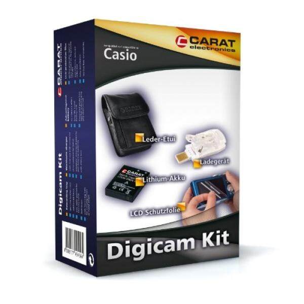 Karat Elektronik Digicam Kit F? R Casio Exilim EX-Z2000 Inkl. Akku, Ladeger? T, Etui Und LCD Schutzfolie-Intl