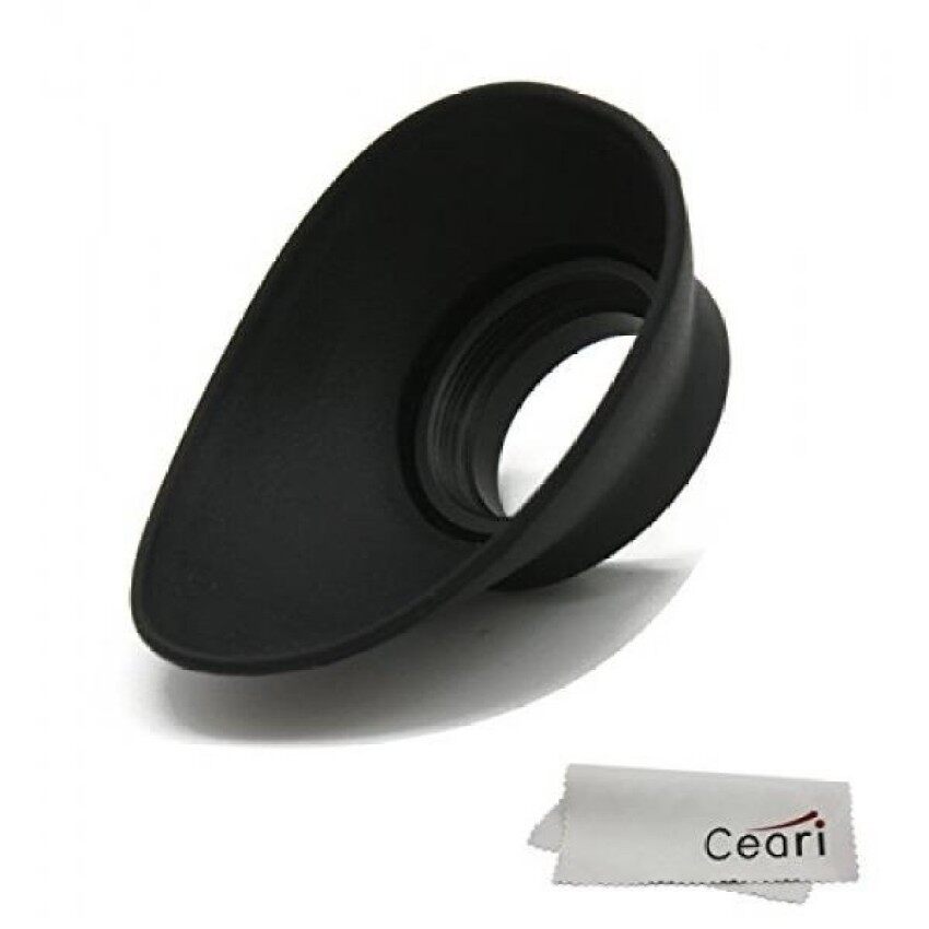 Ceari Telinga Berbentuk Dk-19 Karet Eyecup Lensa Mata Viewfinder untuk Nikon D700 D800 D4 D3s D3x D2x D2h F5 F6 DS kamera + Serat Mikro Bersih Kain-Internasional