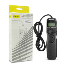 Shoot RS-60E3 Selfie Timer Remote Control rana rilis kabel untuk Canon
