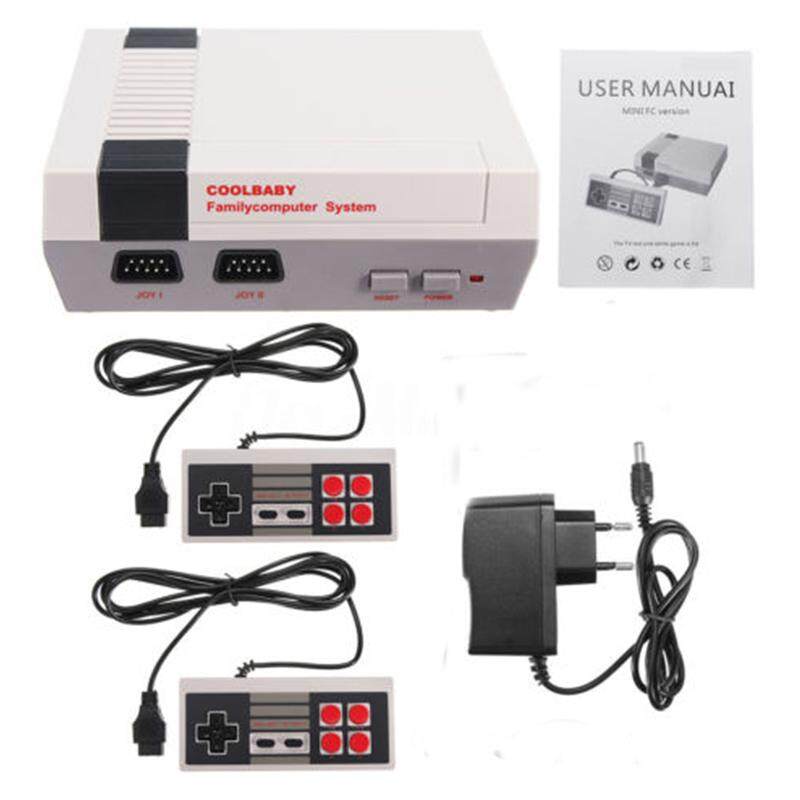 Klasik Mini Keluarga Konsol Game Built-In 500 Video Game TV dengan Dual Controller (SD AV Socket) Peraturan Eropa-Intl