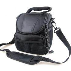 co2Crea(TM) Black Soft Nylon Digital Camera Case Bag Cover Pouch for Nikon Coolpix 1 J5 J4 V3 P900 P610 P600 P520 L830 L320 L810 L820 L830 L840 P530 S1 J3 V2 V1 J1 with Nikkor Lens Kit