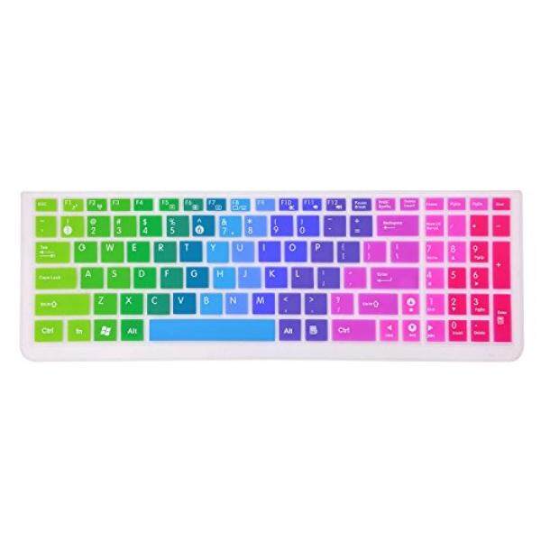 Colorful Keyboard Cover for ASUS 15.6 inch Feries, F556UA Series, P2540UA GL502VS UX501VW X540LA/SA X550ZA K501UX K501UW GL552VW Etc.Laptop US Layout - intl