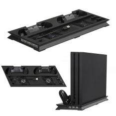 Cooling Fan for PS4 Pro Accessories Play Station 4 Pro Vertical Stand Controllers Charging Dock USB Hub for PlayStation Malaysia