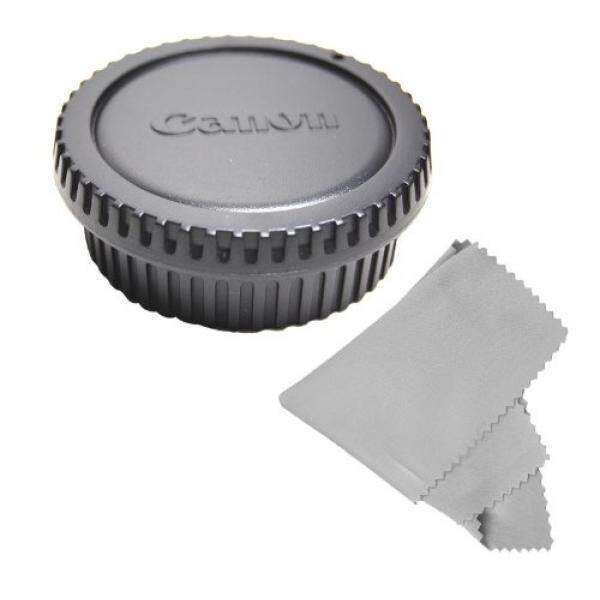 CowboyStudio Rear Lens Cap and Camera Body Cover Cap for CANON Rebel (T3i T3 T2 T2i T1i XT XTi XSi XS), CANON EOS (1100D 600D 550D 500D 450D 400D 350D 300D 60D 7D) + Microfiber Cleaning Cloth - intl