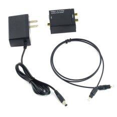 Digital Optik Koaksial Toslink For Sinyal Audio Analog Konverter Adaptor Steker SEBAGAI