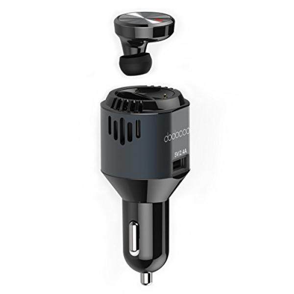 dodocool Car Charger with Bluetooth Headsets, Air Purifier Oxygen Bar, USB Output for iPhone 7/7 plus/6s, Samsung Galaxy S7/S6, Google Pixel and More - intl