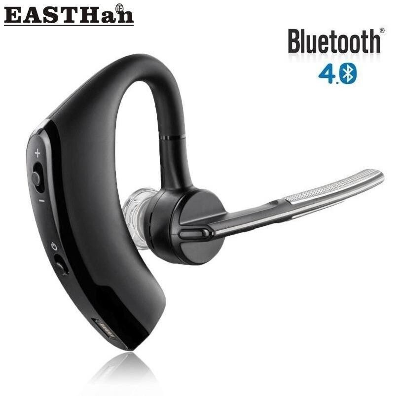 EASTHan V8 Wireless Bluetooth Earphone Car Driver Handsfree Bass Earbuds Music Earphone Hands Free Stereo for Samsung iPhone XiaoMi with Microphone - intl