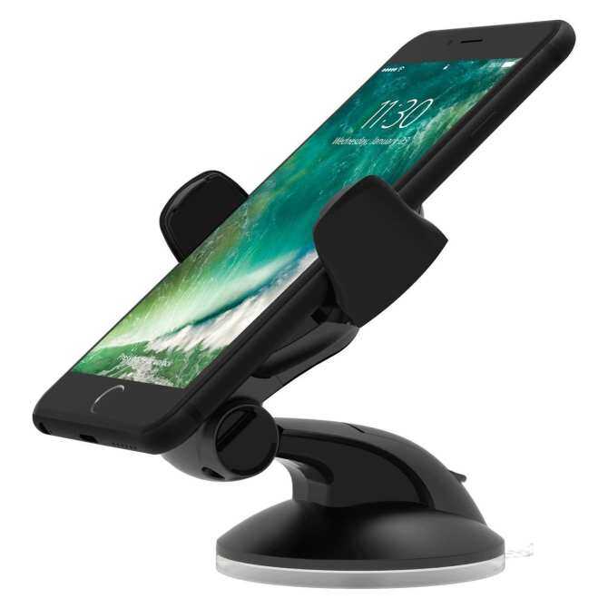 Easy Flex 3 Car Mount Holder for iPhone 7/6s/6, Galaxy S7/S7 Edge, S6/S6 Edge ,Xiaomi Note 4 ,Huawei P9,VIVO V5,OPPO F1S - Retail Packaging – Black