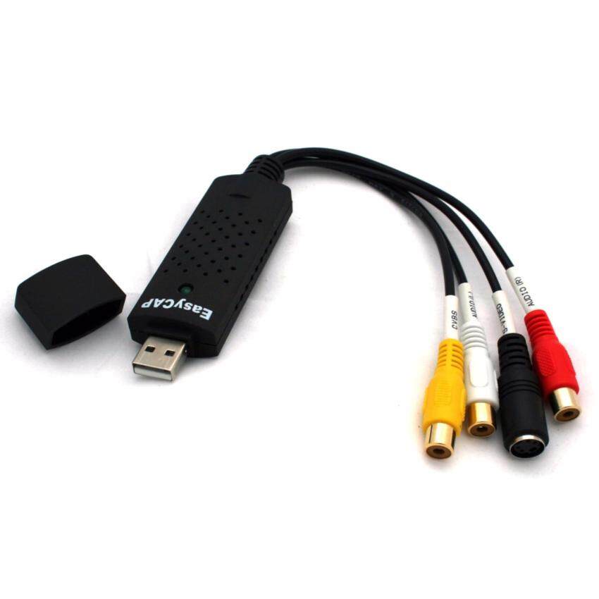 Easycap USB 2.0 Adaptor Video dengan Pengambilan Video Audio Adaptor Kartu
