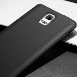 Zeallion Case For Samsung Galaxy Note 3/N9000 Solid Color 360 Full Body Protective Case Hybrid PC Hard +Tempered Glass