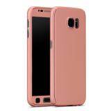 Zeallion Case For Samsung Galaxy S7 Edge/G935 360 Full Body Protective Case Hybrid PC Hard +Tempered Glass
