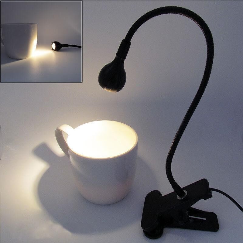 Bảng giá Erui Flexible USB Clip-on Table Lamp LED Clamp Reading Study Bed Laptop Desk Light (Warm White) Phong Vũ